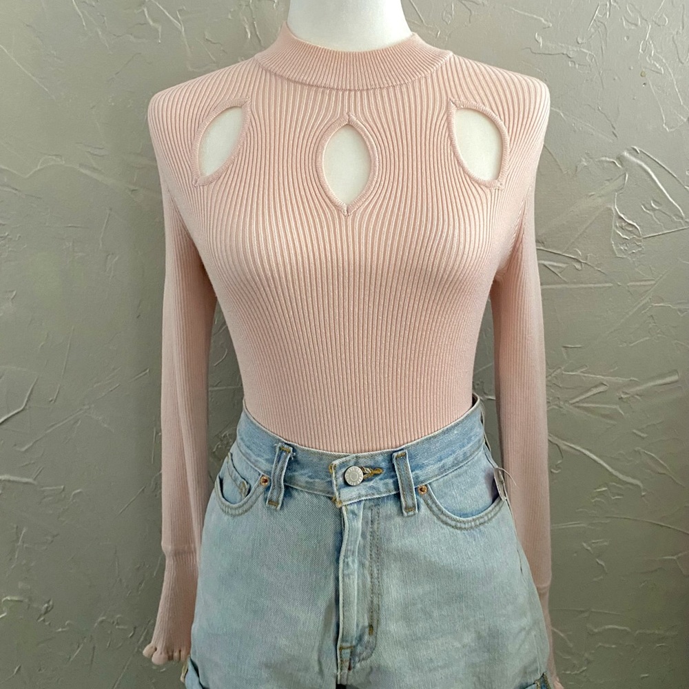 Bubblegum Pink Cutout Candies Blouse 🍬🩰🎀💌🥛☁️
